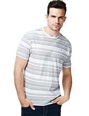 North Coast Pure Cotton Varied Striped T-Shirt