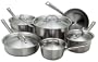 Farberware Advantage 11-Piece Cookware Set, Stainless-Steel