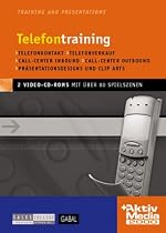 Telefontraining, 2 Video-CD-ROMs Telefonkontakt, Telefonverkauf, Call-Center Inbound, Call-Center Outbound. Für Windows 95/98/2000/NT/Me/XP. Mit über 80 digitalisierten Spielszenen. 47 Min.