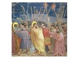 The Betrayal of Christ, circa 1305 Art Giclee Poster Print by Giotto di Bondone, 24x18