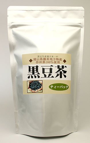 【送料無料　日本茶・岡山茶】岡山県勝英地方特産　作州黒の黒豆茶TP（8g×20P）