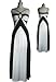 Black/White Sexy Long Formal Evening Gown Dress