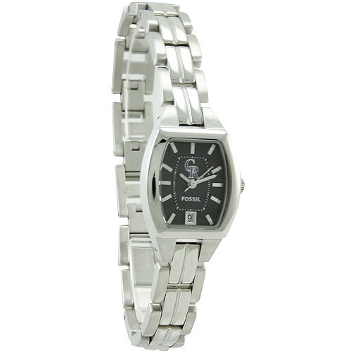 Fossil Colorado Rockies Ladies Stainless Steel Cushion Watch
