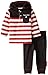 Calvin Klein Baby Boys' Red Stripes Hoody with Pants