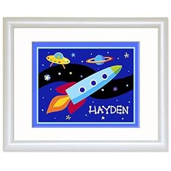 Out of This World White Personalized Print