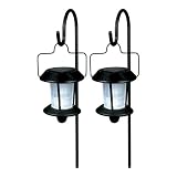 Westinghouse Solar Lighting 171012-08 North Star 2 Piece Solar Light Set in Black