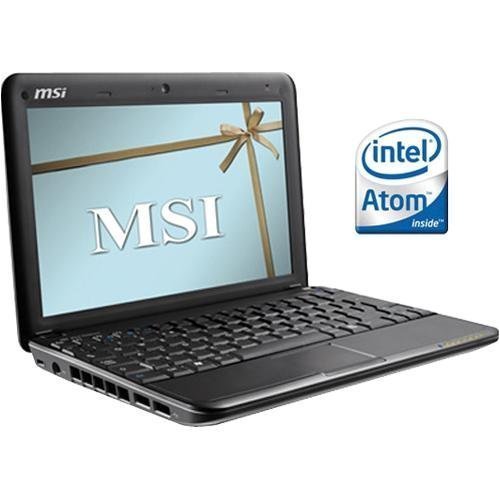 MSI Wind U100-422CA - Atom N270 / 1.6 GHz - RAM 1 GB - HDD 160 GB - GMA 950 - WLAN : Bluetooth, 802.11b/g/n (draft) - Win XP Home - 10" Widescreen TFT 1024 x 600 ( WSVGA ) - camera - black