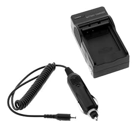 Premium Battery Charger with Car Charger Adapter for Nikon EN-EL12 Digital Camera &... by Bargaincell