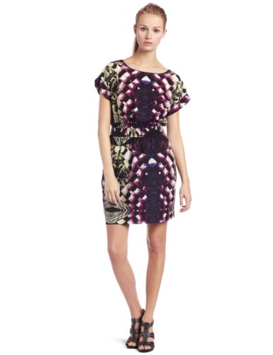 BCBGeneration Womens Fuchsia Back Cut Out Dress