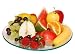 Selection of Fruit on Glass Plate with Isolated Background - 24