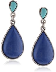 Lucky Brand Blue Stone Drop Earrings