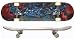 Sports : BEST PROFI-SKATEBOARD ABEC 1 MIT KLEINEN ROLLEN, mehrfarbig, 78,5 x 20,5 cm