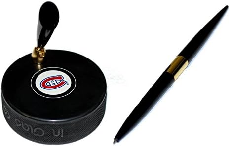 Montreal Canadiens Hockey Puck NHL Desk Pen Holder