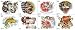Set Of 8, "Popular Set" Tattoos