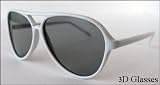 3D Glasses for Movie theatre and cinema - LG Infinia 55LW5600 55-Inch Cinema 3D 1080p 120 Hz LED HDTV Vizio Theater 3D Glasses passive Ray Ban Aviators Styles Great Gift Ideal