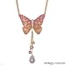 GIORGIO VISCONTI Made in Italy Fashionable Necklace With 2.82ctw Precious Stones - Genuine Super Clean VVS Diamonds, Sapphires and 9mm South sea Pearl Crafted in 18K Two tone Gold. Total item weight 22.0g Length 17in - Certificate Available.