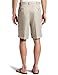 Haggar Men's Big & Tall Cool 18 Pleat Front Expandable Waist Short, String, 44