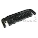 Leo Quan Badass Style Wrap Around Bridge with Adjustable Saddles - Black