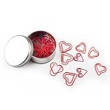 Heart Shape Paper Clips, 120 PCS / Pack, Gift Idea