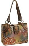 Review Anuschka  / Anuschka Large Double Compartment Tote - Safari Leather Handbags