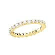 14K Yellow Gold 1 1/2 ct. Diamond Bridal Eternity Wedding Band