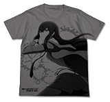 STEINS;GATE(アニメ) 紅莉栖オールプリントTシャツ ミディアムグレー サイズ:M