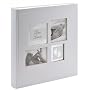 Walther UK-172 Babyalbum Little Foot mit Ausstanzung f�r pers�nlichen Namen, 60 wei�e Seiten, 4 Seiten illustrierter Vorspann, 28 x 30,5 cm creme in Geschenkbox