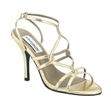 Dyeables Women's Runway Sandal,Gold Metallic Polyurethane,6.5 M
