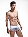 SEOBEAN Mens Low Rise Sexy Swimwear Boxer Brief Trunks 2240