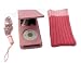 4G PINK FLIP CASE & FREE PINK SOCK COVER FOR NEW APPLE iPOD NANO 4TH GENERATION + EXCLUSIVE NEW PINK NECK STRAP