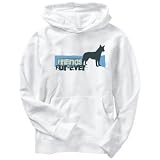 Hoodie Mens White  FRIENDS FUR - EVER - Australian Cattle Dog  Dogs