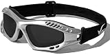 Virage Masque et Lunettes de Soleil - Multisports - Vtt - Moto - Voile - Conduite - Motard / Mod. Storm Gris Clair / Taille Unique Adulte / Protection 100% UV400