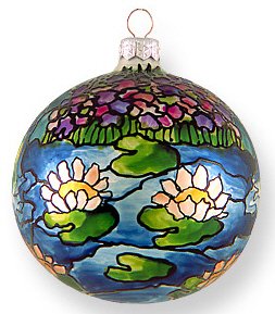 Glass Christmas Ornament, After Tiffany 