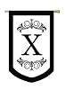 Monogram Regalia Regular Size Flag X Monogram Regalia Regular Size Flag X