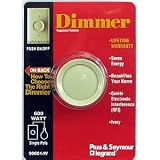 Dimmer Switches: 600 watt Single Poled Push Di