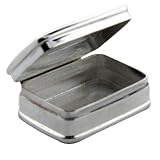 Solid 925 Sterling Silver Pill Box
