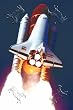 Art Poster, Atlantis Lift-Off - 18.75 x 27.5
