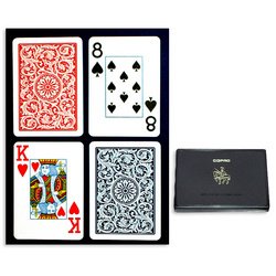 Copag Bridge Size Jumbo Index 1546 Playing Cards (Blue Red Setup)