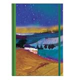 Castelli Kew 651/45H Leather cover A5 Notebook (676/ZE-001 Journal 2 ribbon markers 256 ruled pages)