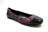 Coach Shine Tartan Plaid Ballet Flat A2788, Pink Multi