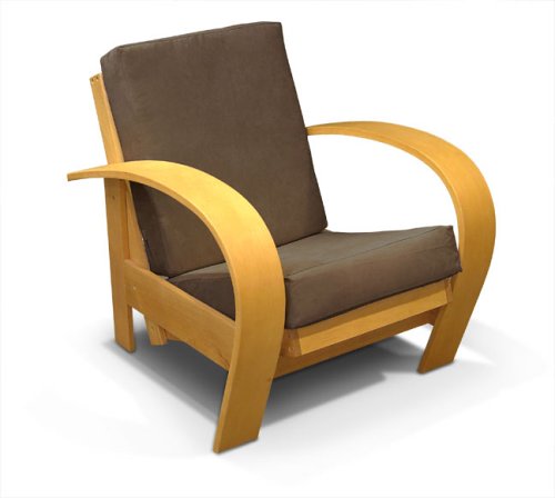  : So4mat - Curve Chair - Suedette Brown
