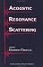Book Acoustic Resonance Scattering