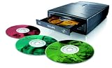 Philips SPD3500CC - Disk drive - DVD RW ( R DL) / DVD-RAM - 18x/18x/12x - Hi-Speed USB - external - LightScribe