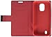 ZTE Source(N9511) FITTING CASE WITH CLIP AND CREDIT CARD SLOP! (NEW ITEM) (Red)
