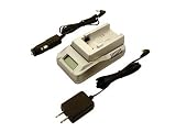 Hi-Capacity Camcorder/Digital Camera Battery Charger for Canon Elura & PowerShot