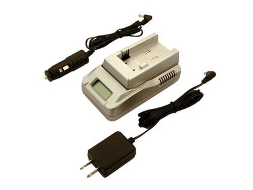 Hi-Capacity Camcorder/Digital Camera Battery Charger for Canon Elura & PowerShot
