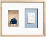 Babyprints Footprint Molding Kit with Wall Frame - Natural