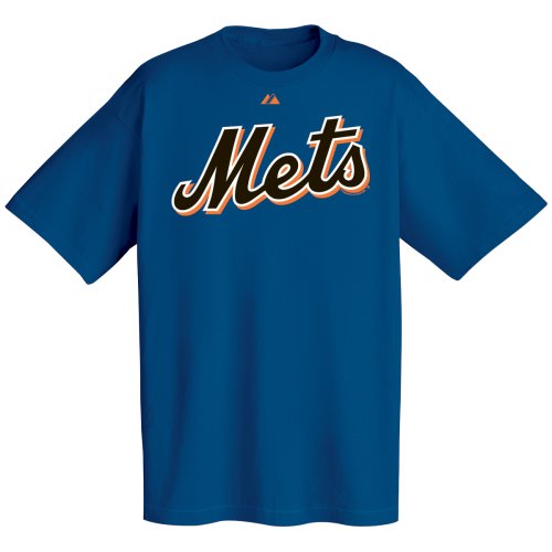 New York Mets Official Wordmark Short Sleeve T-Shirt