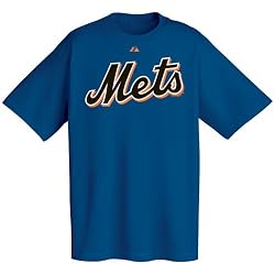 New York Mets Official Wordmark Short Sleeve T-Shirt