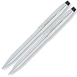 Cross Century II, Lustrous Chrome, Ballpoint Pen and .05mm Pencil Set (350105WG)